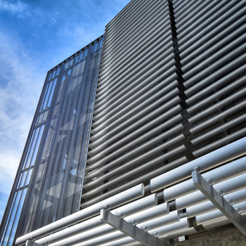 Northern Wake Parking Garage linear sunshade