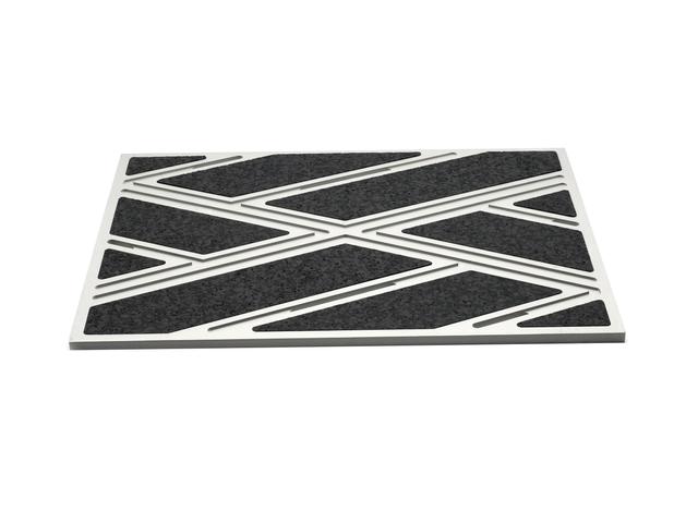 Floormations crosshatch entrance flooring