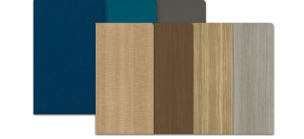 Acrovyn door finish options