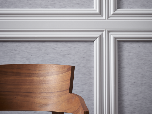 Acrovyn wall panel with chair