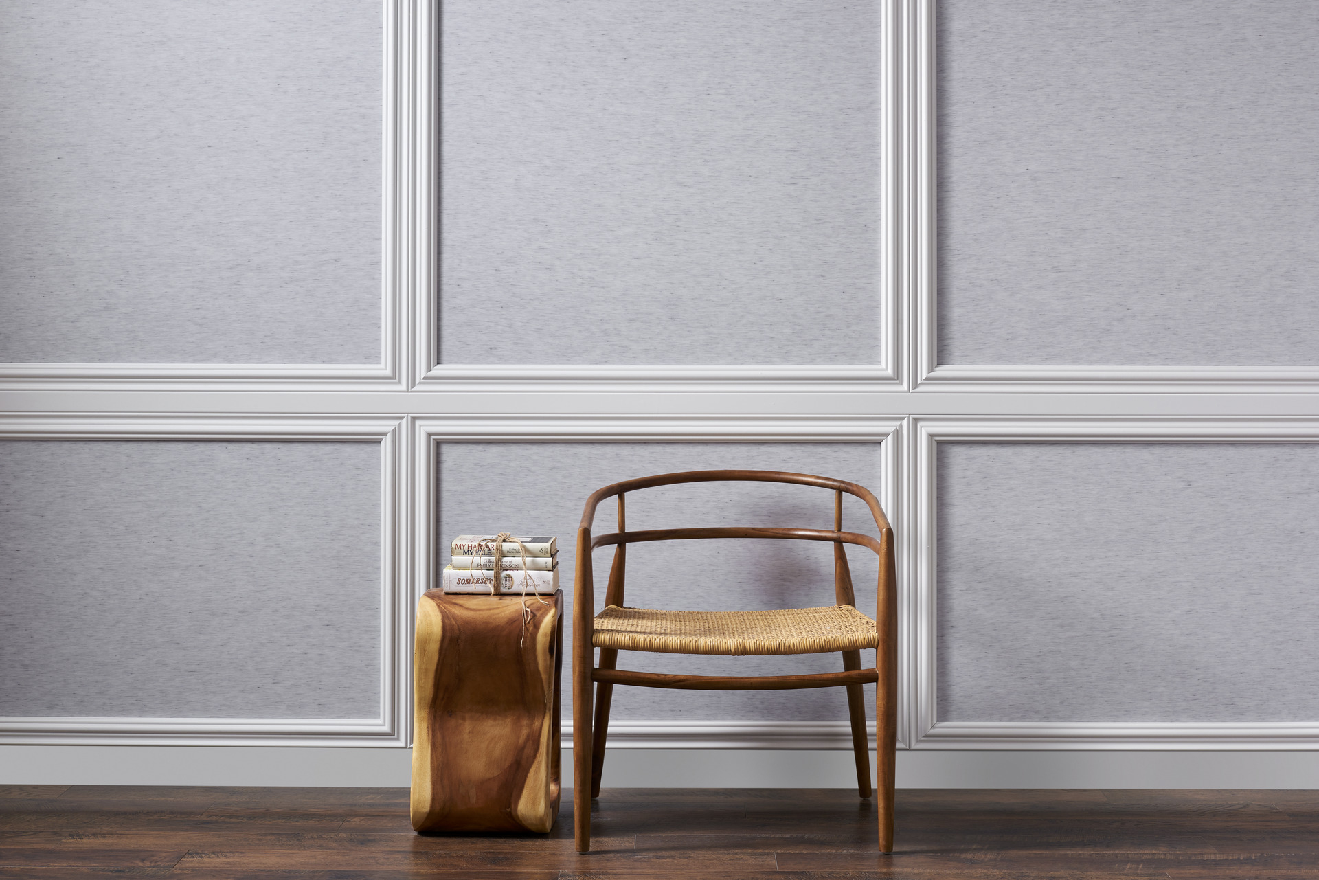 Acrovyn wall panel with chair