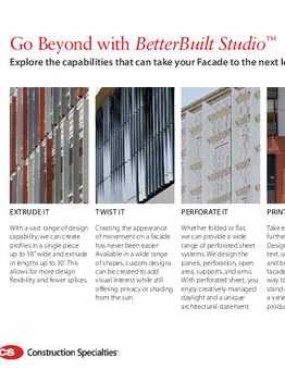BetterBuilt Studio Solutions Flyer