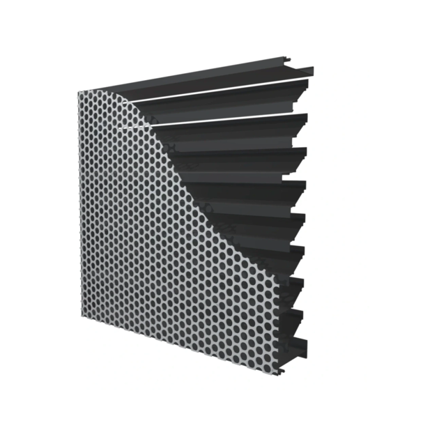 PL-4080 1 inch Architectural Louver