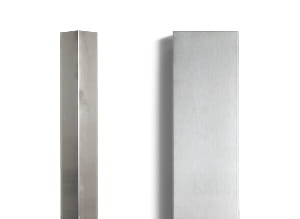 48 x 2.5, 16ga Brushed Stainless Steel Corner Guard