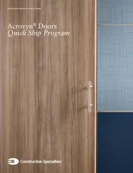 Acrovyn Doors Quick Ship