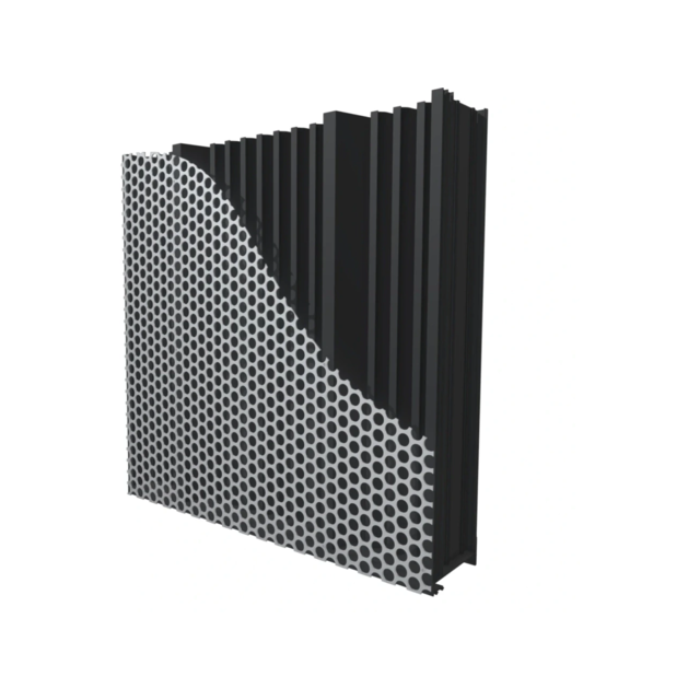 PL-5700 1 inch Architectural Louver