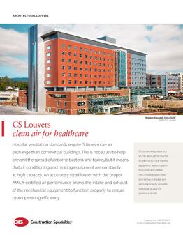Clean Air for Healthcare_Louvers_flyer_Jul2022