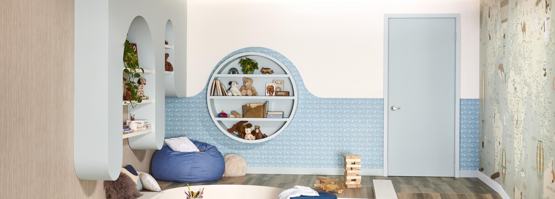Acrovyn Wall Covering Children Playroom Set