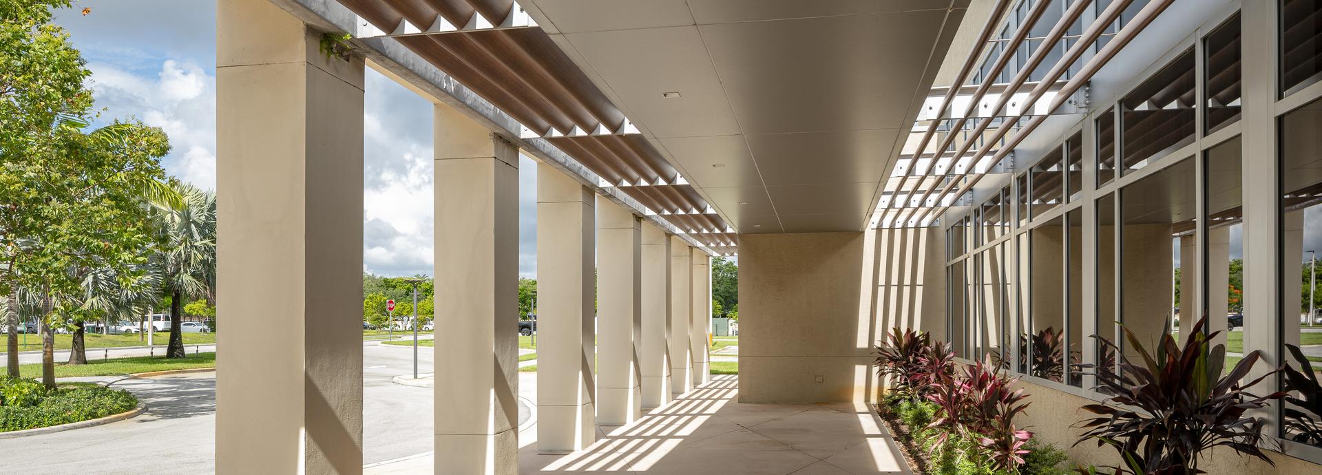 Hilton Hotel Miami Dadeland at Baptist Hospital Infill Sunshades