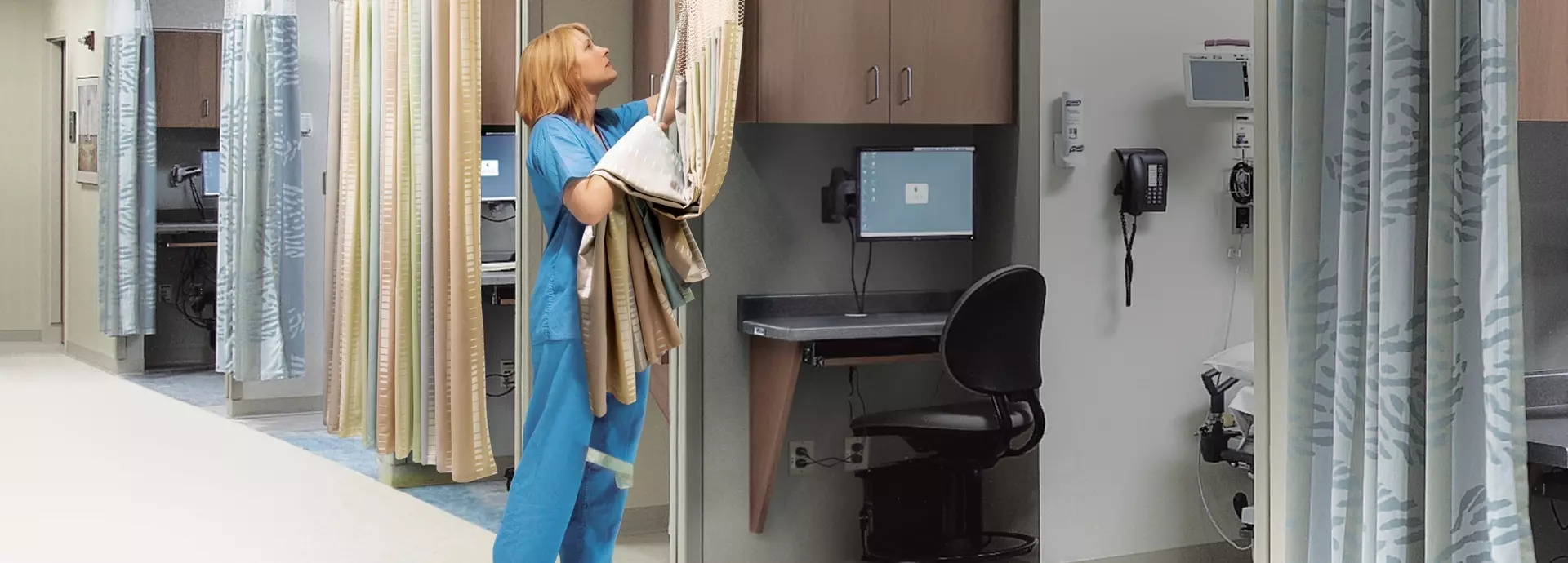 Qwik Switch privacy curtain St. Mary's Medical